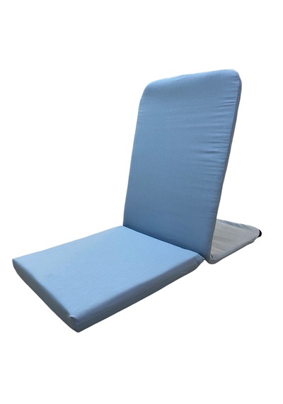 Meditasyon Sandalyesi - Sırt Destekli Yer Minderi - Backjack - Yoga Sandalyesi - Yoga Minderi Mavi