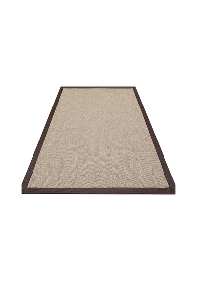 Bespoky Modern Düz Koridor Halısı Kilim Ekru - Krem