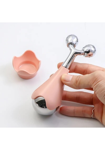 Face Yoga Gua Sha Yüz Masaj Buz Küresi Face Roller 4 Lü Set