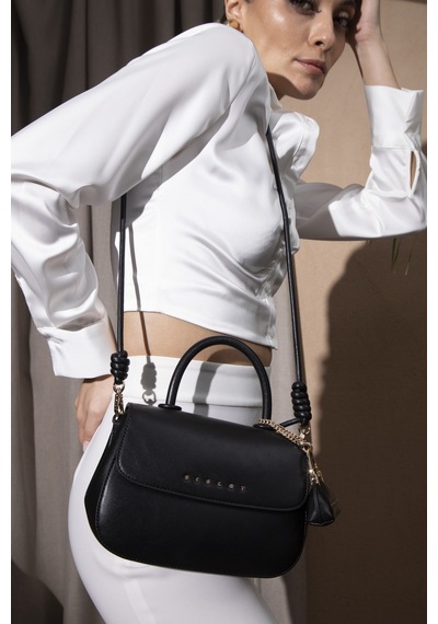 Sisley Kadın El Çantası Sly 186 Std / Siyah Siyah