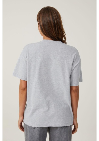 Seeh Karmelanj Kısa Kollu Oversize Basic Kadın T-shirt Sh281