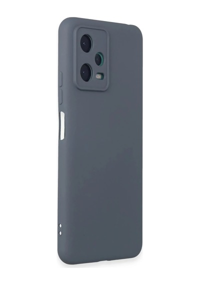 Xiaomi Redmi Note 12 5g Uyumlu Kılıf Nano İçi Kadife Silikon - Gri