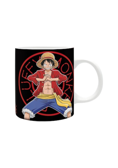 One Piece Baskılı Seramik Beyaz Kupa
