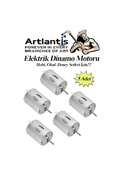 Dinamo Motoru 6 V 5 Adet Elektrik Üreten Motor Eğitici Hobi Okul Deney Elektrik Motoru Deneyler İçin