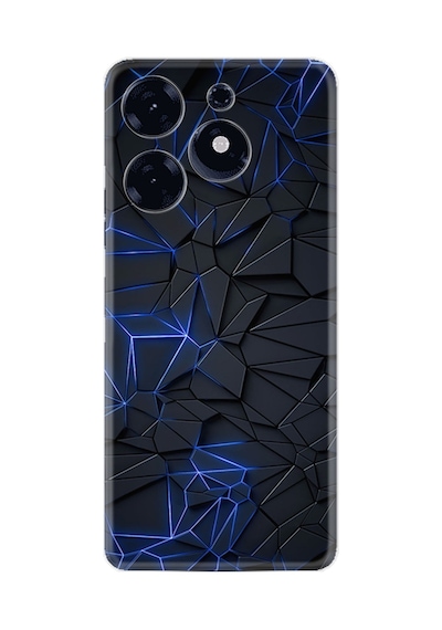Tecno Spark 10 Pro Kılıf Resimli Desenli Silikon Platinium Series Karmaşık 1874