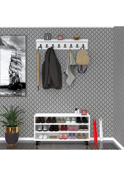 Kenzlife Portmanto Ayakkabılık Ve Askılık Tomak3 Crdbyz 53 100 32 Onbeş Çift Ayakkabı Kapasitesi Kenzlife Portmanto Ayakkabılık Ve Askılık Tomak3 Crdbyz 53 100 32 Onbeş Çift Ayakkabı Kapasitesi