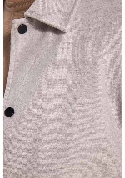 Tudors Erkek Slim Fit Dar Kesim Çift Cepli Çıtçıt Kapamalı Taş Mont-46278