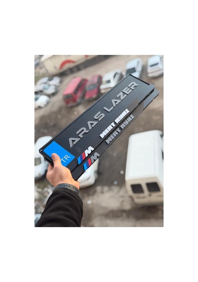 Bmw M Logolu Lüx Mat Pleksi Kabartmalı 3d Plakalık - 827669828