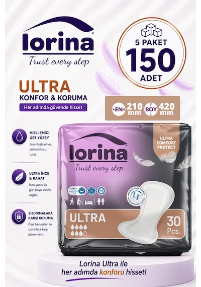 Lorina Ultra Mesane Pedi 7 Damla 5 x 30'lu