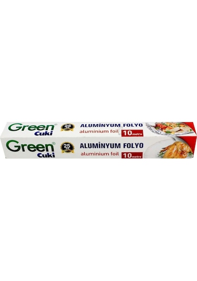 Green Cuki Alüminyum Folyo 30 CM x 10 M 3 Paket