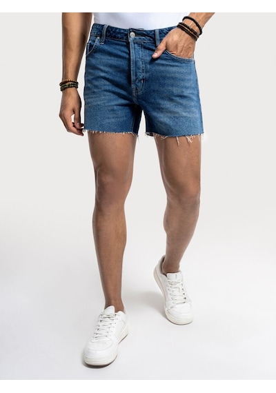 LOFT Straight Fit Erkek Şort Lf2036225 Q1.v1 Denim