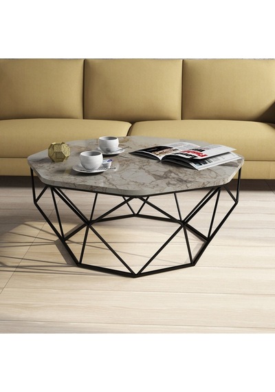 Variant Diamond Metal Ayaklı Orta Sehpa