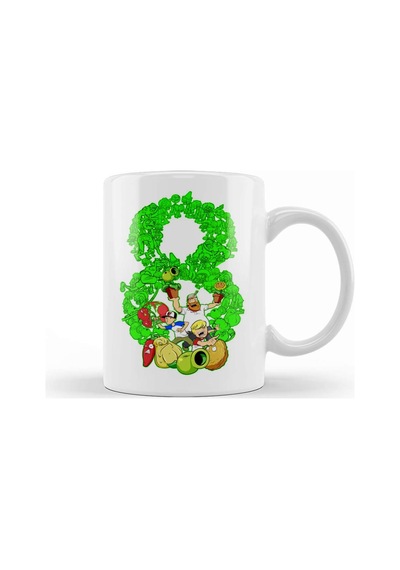 Plants And Zombies İs Great 01 Kupa Bardak Porselen Karışık