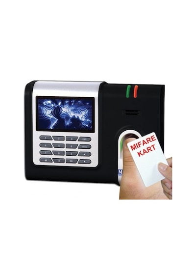 Perkotek Magic Pass 12 658 Mf Parmak Izi Ve Mifare Kartlı Personel Takip Okuyucusu