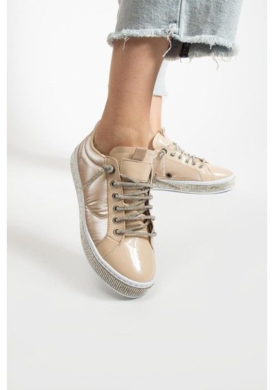 Paris Bej Taşlı Ortopedik Sneaker Mh22513-bej Bej