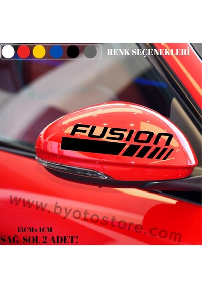 Ford Fusıon Için Ayna Kapağı Sticker (2 Adet)