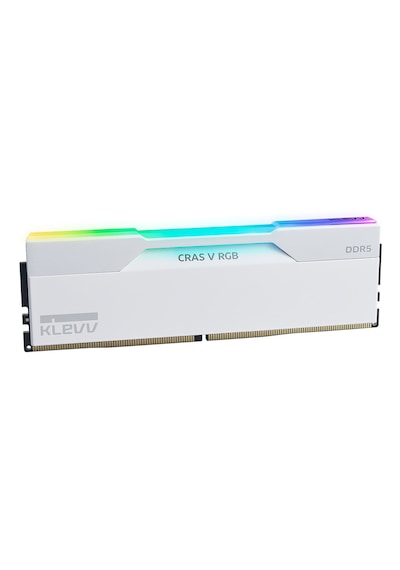 Klevv Cras V Rgb 128gb 2x64gb 6000mhz Cl32 Intel Xmp 3.0 Amd Expo Ddr5 Brilliant White Ram Kd5cgub80-60a320j