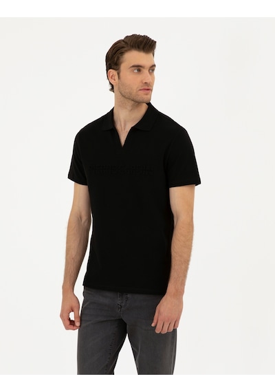 Pierre Cardin Erkek Siyah Tişört 50296772-vr046 Siyah