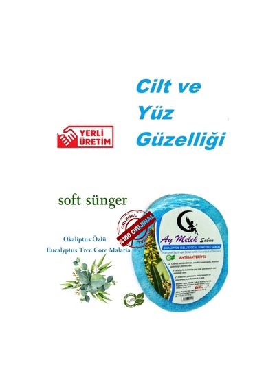 Okaliptüs Özlü Süngerli Doğal Güzellik Sabunu Cilt   Etkili Diğer