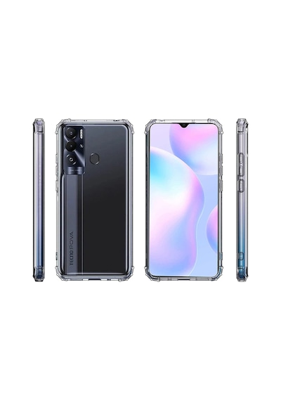 Zore Tecno Pova Neo Kılıf Omsy 2mm Anti Shock Silikon - Renksiz