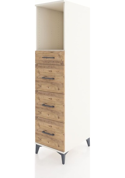 Kronos Dolap Tek Raflı 4 Çekmeceli 44x59x182 Aytaşı-çam Aytaşı Kronos Dolap Tek Raflı 4 Çekmeceli 44x59x182 Aytaşı-çam Aytaşı