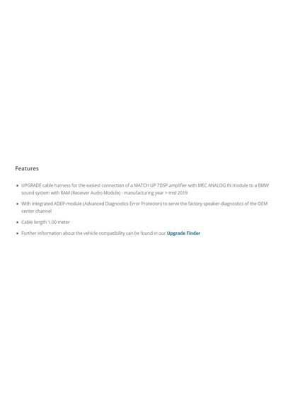 Match Pp-bmw 1.7ram Adaptör Kablo