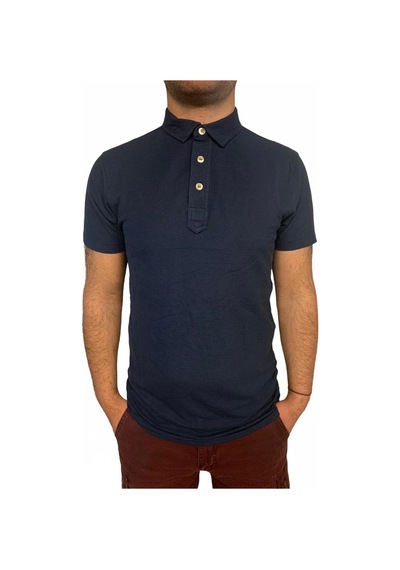 Polo Erkek Lacivert Tshirt 21502-04 Siyah