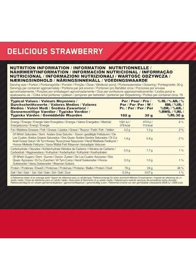 100% Whey Gold Standard Çilek Aromalı 2.28kg 76 Servis Yüksek Protein Tozu Kas Gelişimi Çilek