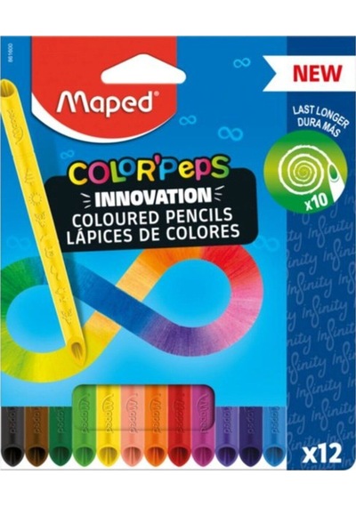 Color'peps Infınıty Kuru Boya 12'li 861600 Renkli