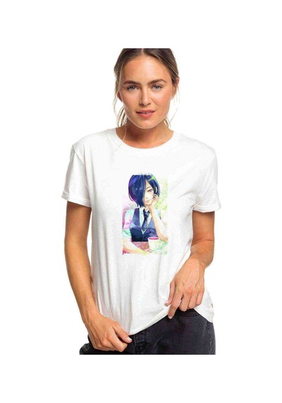 Anime Tokyo Ghoul Anteiku Baskılı Beyaz Kadın Tshirt (534307074)