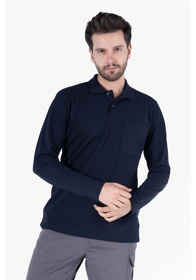 Polo Yaka Sweatshirt Lacivert