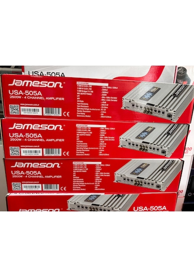 Jameson Usa 2500 Watt 4 Kanal Oto Amfi Si Yeni Serisi Stero