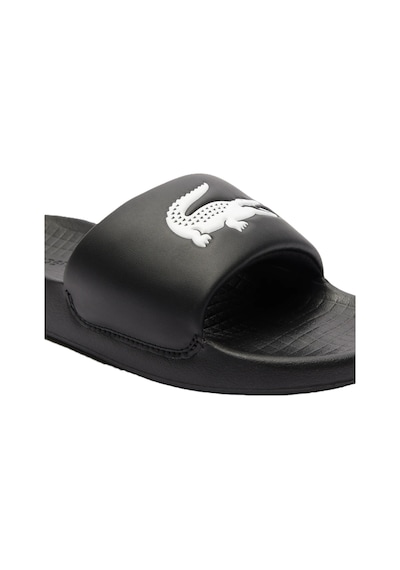 Lacoste Serve Slide 1.0 Unisex Terlik Siyah Siyah