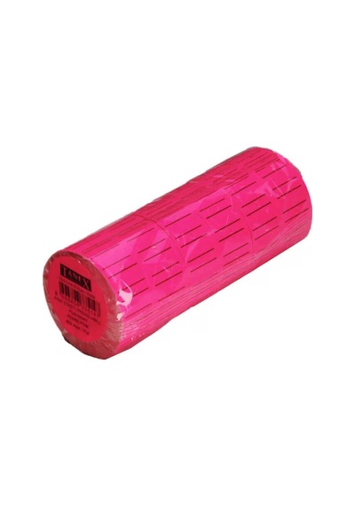 Tanex 12x21 Motex Çizgili Flo Pembe Etiket 800 Adet Diğer