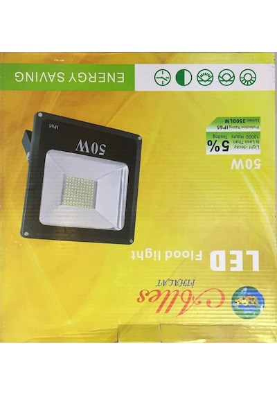 12 Volt - 50w Led Projektör Günışığı