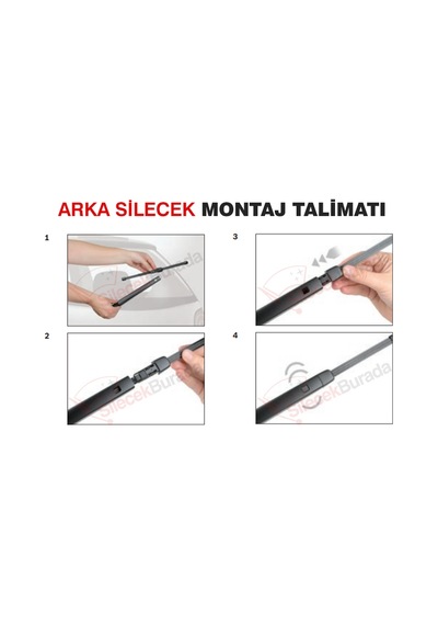 Volkswagen Touran Arka Silecek 2010-2014