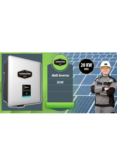 On Grid Öztüketim 20 Kw Kva Trifaze Solar Güneş Paneli Paket Sistemi