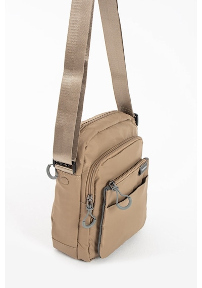 Sanmorris Unisex 5 Bölmeli Suya Dayanıklı Paraşüt Kumaş Organizer Çanta 25x21 Krem