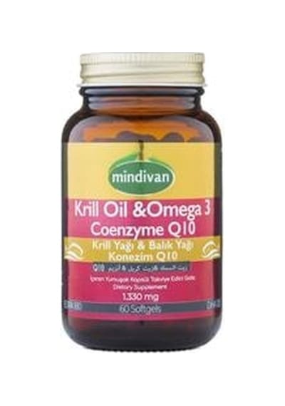 Mindivan Krill Oil & Omega 3 & Coenzyme Q10