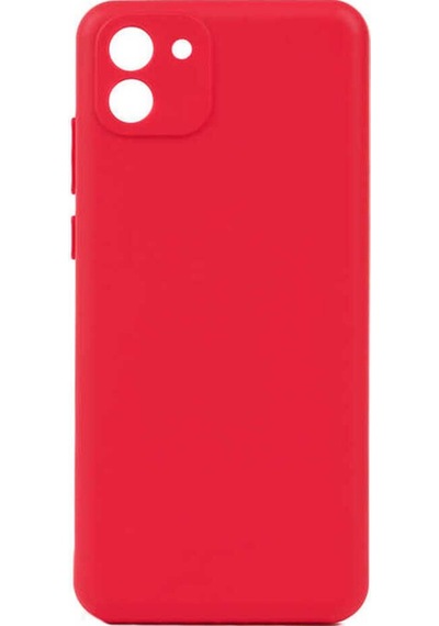 Galaxy A03 Kılıf Zore Biye Silikon Kırmızı