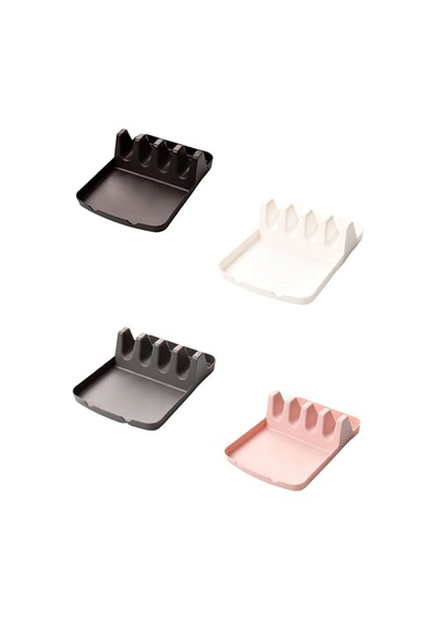 Pratik Çoklu Kepçe Kaşık Ve Kapak Tutma Aparatı Kaşıklık Kapak Tutucu