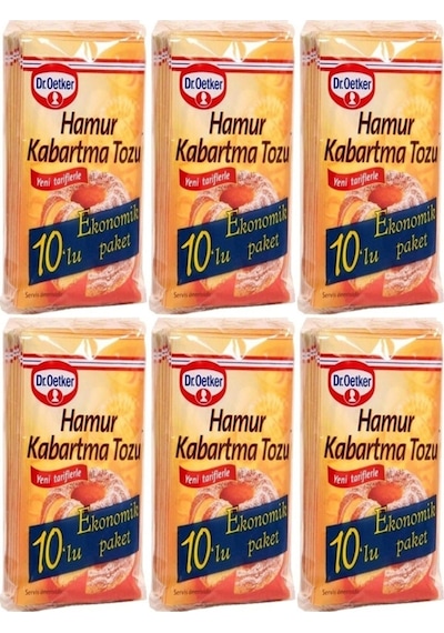 Dr.oetker Hamur Kabartma Tozu 10'lu X 6 Lı Ekonomik Paket