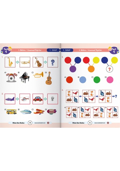 Bilsemde Başarı Kitabı 1-2-3. Seviye Set
