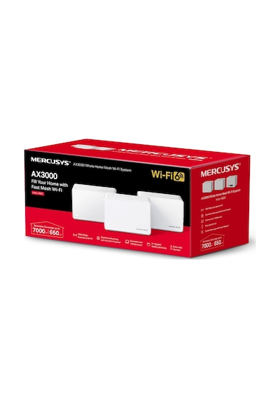 TP-Link Mercusys Halo H80X AX3000 Tüm Ev Mesh Wi-Fi Sistemi 3'lü