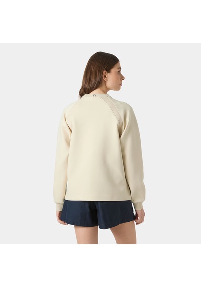 Helly Hansen W Caprı Graphıc Sweat Shırt Krem