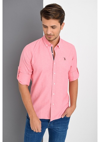 G674 Dewberry Erkek Gömlek-pembe Pembe