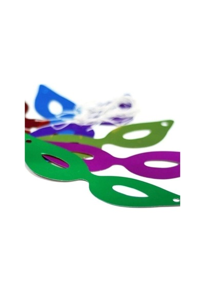 Tinky Winky Renkli Yılbaşı Şapkası Parti Maske Ve Düdük Seti Kağıt Üçgen Katyon Set Kaynana Dili Düdüğü S Çok Renkli