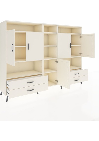 Hyperion Dolap 12 Raflı 4 Çekmeceli 5 Kapaklı 220x44x163 Aytaşı-a Aytaşı-aytaşı Hyperion Dolap 12 Raflı 4 Çekmeceli 5 Kapaklı 220x44x163 Aytaşı-a Aytaşı-aytaşı