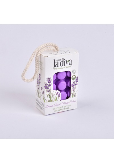 Laa Diva Lavanta Duş Ve Masaj Sabunu - Mor - 120 Gr Çok Renkli