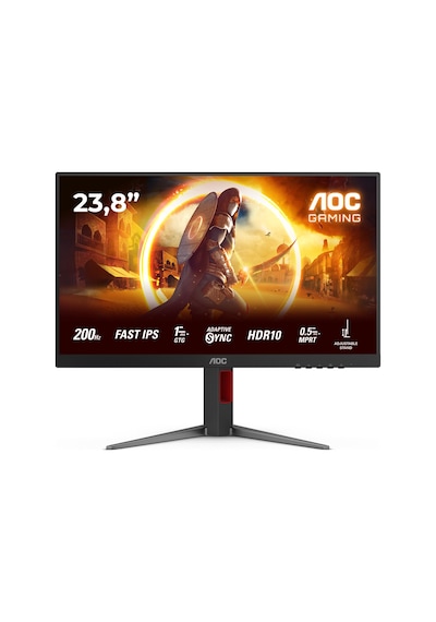 Aoc 24g4ha 23.8" 200hz 1ms Hdmı Dp G-sync Adaptivesync Pivot Hdr10 Fhd Fast Ips Gaming Monitör